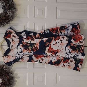 Vince camuto cap sleeve fit n flare dress size 12